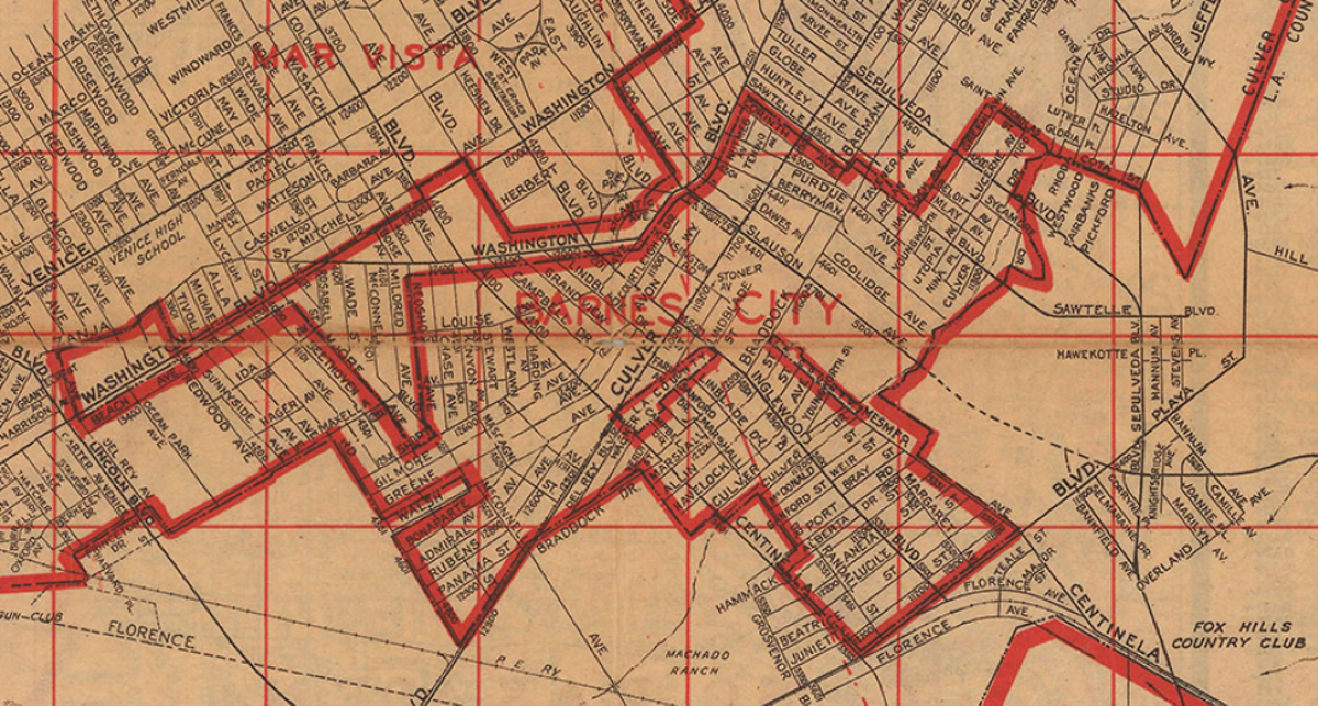 Barnes City Map